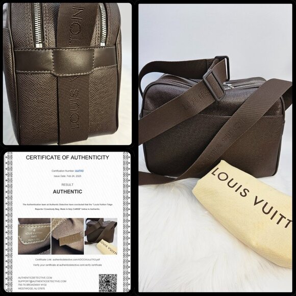 Louis Vuitton Taiga Reporter Crossbody bag - Picture 4 of 17
